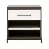 Essentials For Living Wrenn 1-Drawer Nightstand - Front Opened Angle - Essentials For Living Wrenn 1-Drawer Nightstand - Front Opened Angle