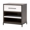 Essentials For Living Wrenn 1-Drawer Nightstand - Front Side Angle