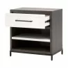 Essentials For Living Wrenn 1-Drawer Nightstand - Front Side Opened Angle - Essentials For Living Wrenn 1-Drawer Nightstand - Front Side Opened Angle