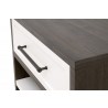 Essentials For Living Wrenn 1-Drawer Nightstand - Side Closeup Top Angle