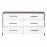 Essentials For Living Wrenn 6-Drawer Double Dresser - Front Opened Angle