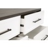 Essentials For Living Wrenn 6-Drawer Double Dresser - Closeup Angle, Drawer Opened