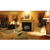 Superior Fireplaces 36" Louvered Insulated With White Stacked Refractory Panels - Lifestyle 2