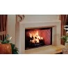 Superior Fireplaces 36" Louvered In White Stacked Refractory Panels And Insulated Firebox - Lifestyle 2 - Superior Fireplaces 36" Louvered In White Stacked Refractory Panels And Insulated Firebox - Lifestyle 2