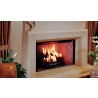 Superior Fireplaces 36" Louvered In White Stacked Refractory Panels And Insulated Firebox - Lifestyle 2