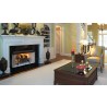 Superior Fireplaces 36" Louvered In White Stacked Refractory Panels And Insulated Firebox - Lifestyle 1