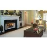 Superior Fireplaces 36" Louvered In White Stacked Refractory Panels And Insulated Firebox - Lifestyle 1 - Superior Fireplaces 36" Louvered In White Stacked Refractory Panels And Insulated Firebox - Lifestyle 1