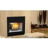 Superior Fireplaces 38" Fireplace In Grey Herringbone/Stacked Refractory Panels  - Lifestyle - Superior Fireplaces 38" Fireplace In Grey Herringbone/Stacked Refractory Panels  - Lifestyle