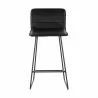 Sunpan Jovanah Counter Stool in Bravo Black - Set of Two - Front Angle - Sunpan Jovanah Counter Stool in Bravo Black - Set of Two - Front Angle