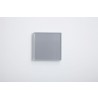 Bellini Modern Living Grey glass top, Front Angle