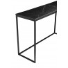 Onix Sofa Table Black Nero Marquina Marble - Top Angle