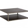 Sunpan Mara Coffee Table Square - Front Side Angle