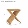 Marilla 16-inch Side Folding Table-6 - Marilla 16-inch Side Folding Table-6
