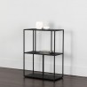 Sunpan Eiffel Low Bookcase - Black in Small - Lifestyle