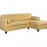 Sunpan Lautner Sofa Bed Chaise - Raf - Limelight Honey - Front Side Angle