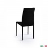 Bellini Italian Home Marta Dining Chair in Black - Set of Two - Back Side Angle