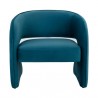 Sunpan Rosalia Lounge Chair Timeless Teal - Front Angle