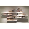 Cargo Wall Shelf High Gloss White - Lifestyle