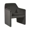 Sunpan Doreen Lounge Chair in Lux Brass - Diamond Mummy - Front Side Angle - Sunpan Doreen Lounge Chair in Lux Brass - Diamond Mummy - Front Side Angle