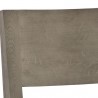 Sunpan Francis Dining Chair in Ash Grey-Linoso Ivory - Closeup Top Angle