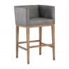 Sunpan Maxine Barstool - Bravo Metal - Front Side Angle