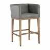 Sunpan Maxine Barstool - Bravo Metal - Front Side Angle - Sunpan Maxine Barstool - Bravo Metal - Front Side Angle
