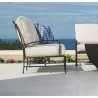 La Jolla Loveseat in Canvas Flax w/ Self Welt - Lifestyle - La Jolla Loveseat in Canvas Flax w/ Self Welt - Lifestyle