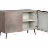 Sunpan Lutana Sideboard - Front Side Opened Angle - Sunpan Lutana Sideboard - Front Side Opened Angle