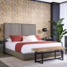 Sunpan Jenkins Bed King in Dazzle Grey - Lifestyle