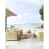 Sunset West Playa Oversized Club Chair in Soothe Pearl with Flange Welt - Lifestye 1 - Sunset West Playa Oversized Club Chair in Soothe Pearl with Flange Welt - Lifestye 1