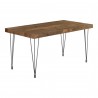 Moe's Home Collection Boneta Small Dining Table - Natural - Front Side Angle