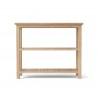 Anderson Teak Towel Console with 2 Shelves Table 003 - Anderson Teak Towel Console with 2 Shelves Table 003