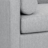 Sunpan Lautner Sofa Bed Chaise - Raf - Liv Dove - Seat Closeup Angle