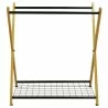 Oceanstar X-Frame Bamboo 3-Bag Laundry Sorter Without Bag - Front - Oceanstar X-Frame Bamboo 3-Bag Laundry Sorter Without Bag - Front