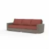 Coronado Sofa in Canvas Henna w/ Self Welt - Front Side Angle - Coronado Sofa in Canvas Henna w/ Self Welt - Front Side Angle