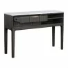 Sunpan Keldon Console Table - Front Side Opened Angle - Sunpan Keldon Console Table - Front Side Opened Angle