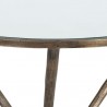 Sunpan Turino End Table - Closeup Top Angle