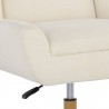 Sunpan Mirian Office Chair - Zenith Alabaster - Base Closeup Angle