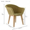 Padua Dining Chair-dimension - Padua Dining Chair-dimension
