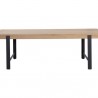 Sunpan Rosso Dining Table 94.5'' - Front Angle