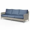 Manhattan Sofa in Spectrum Indigo w/ Self Welt - Front Side Angle - Manhattan Sofa in Spectrum Indigo w/ Self Welt - Front Side Angle
