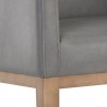 Sunpan Maxine Barstool - Bravo Metal - Seat Closeup Angle