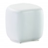 Sunset West Pebble End Table - Bone - Front Side Angle