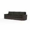 Montecito Sofa in Spectrum Carbon w/ Self Welt - Front Side Angle - Montecito Sofa in Spectrum Carbon w/ Self Welt - Front Side Angle