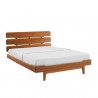 Greenington Currant Queen/Eastern King Platform Bed, Amber - Front Side Angle