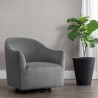 Sunpan Silvana Glider Lounge Chair - Belfast Koala Grey - Lifestyle