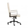 Sunpan Swanson Office Chair Polo Club Muslin-Bravo Cream - Side Angle