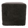 Moe's Home Collection Shepherd Wool Stool - Dark Grey