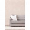 Moe's Home Collection Prairie Pillow in Linen White - Lifestyle