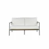 Sunpan Milan 2 Seater Sofa Regency White / Stinson White - Front Angle - Sunpan Milan 2 Seater Sofa Regency White / Stinson White - Front Angle